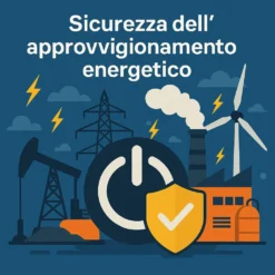 Grafico rappresentativo della dipendenza energetica dell'Unione Europea
