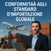 Funzionario doganale che verifica la conformità delle importazioni negli Stati Uniti