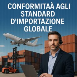 Funzionario doganale che verifica la conformità delle importazioni negli Stati Uniti