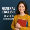 Studente che segue un corso di inglese intermedio per migliorare la grammatica e la conversazione