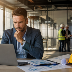 Professionista RSPP durante un corso di aggiornamento sulla sicurezza sul lavoro